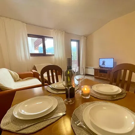 Mountain View 1-bedroom Few Steps From Piste And Gondola Lift 公寓 班斯科